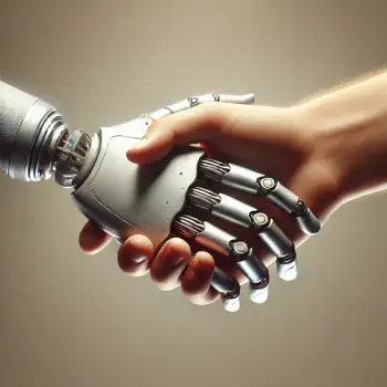 Robot handshake